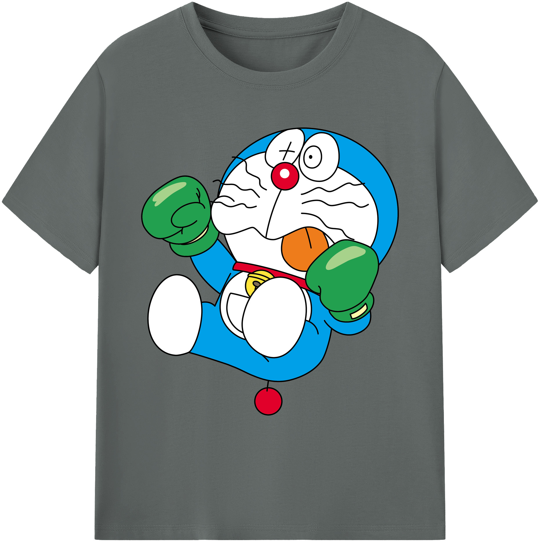 （画像用） ドラえもん Doraemon 綿100％ メンズ半袖Tシャツ｜肌触りやわらか＆通気性